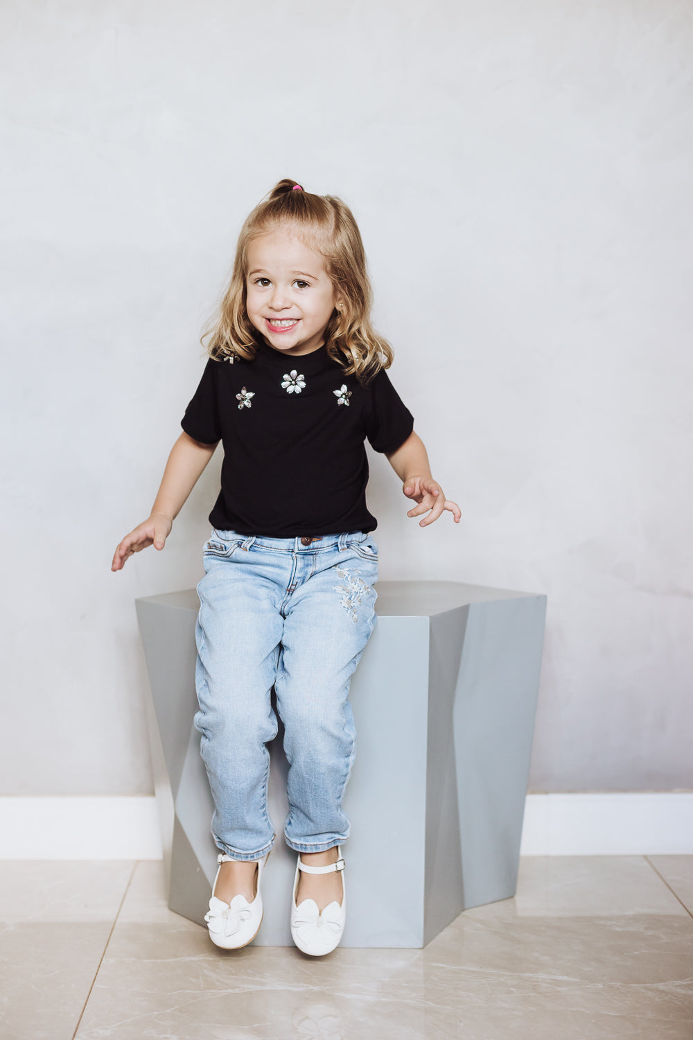 T-shirt Flor de Cristal infantil