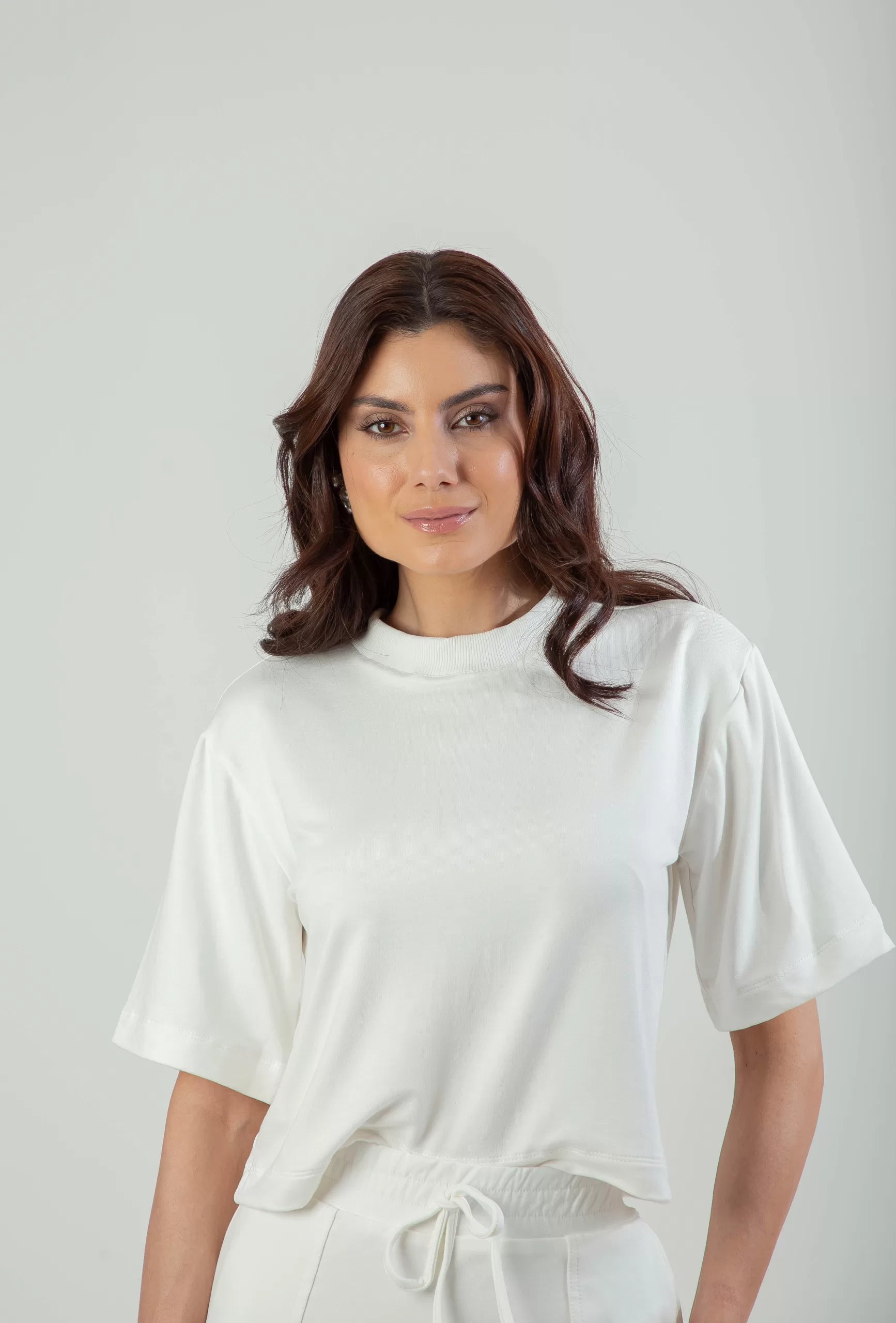 Blusa Cropped Moletinho