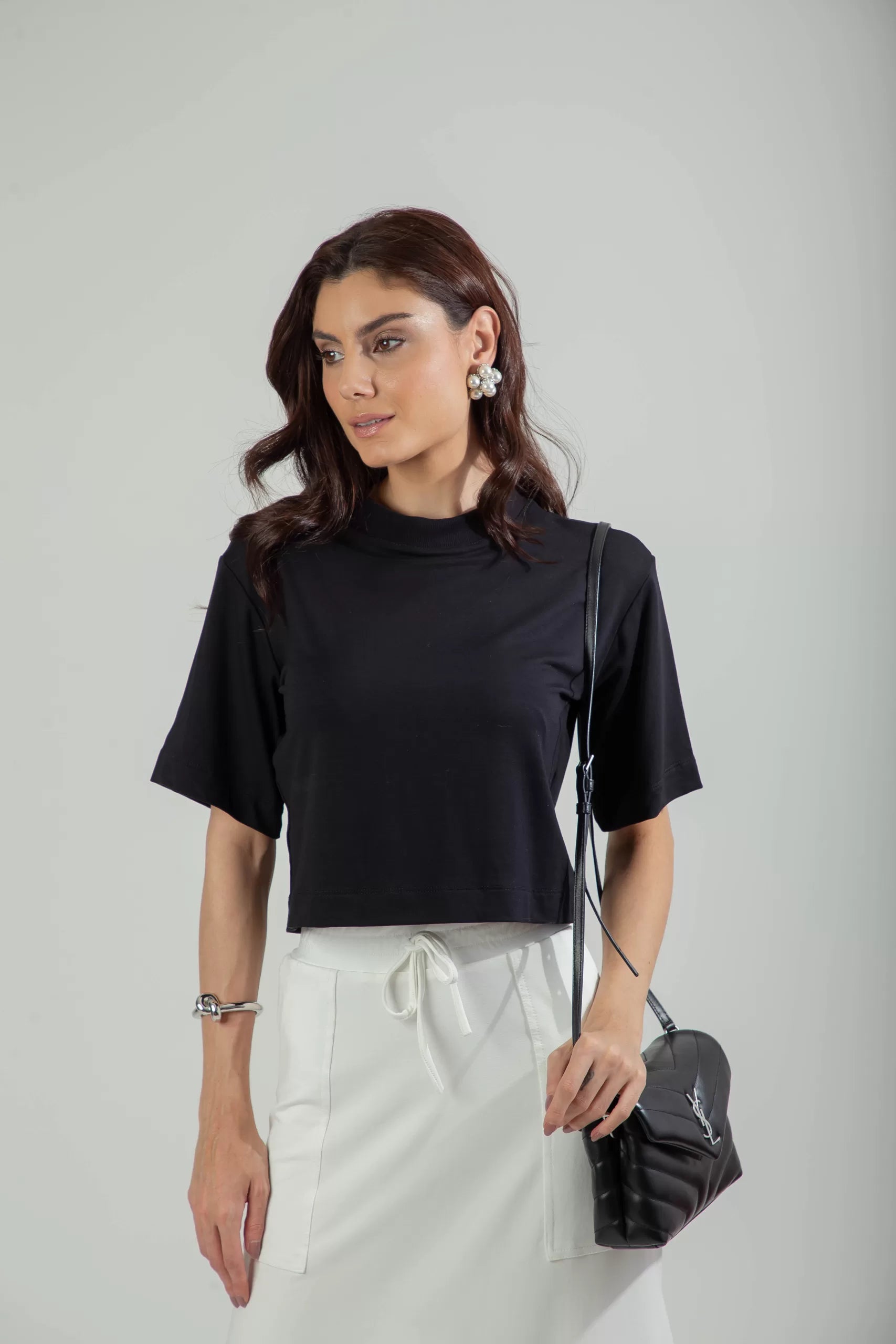 Blusa Cropped Moletinho