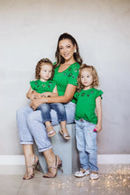 T-shirt flores coloridas infantil