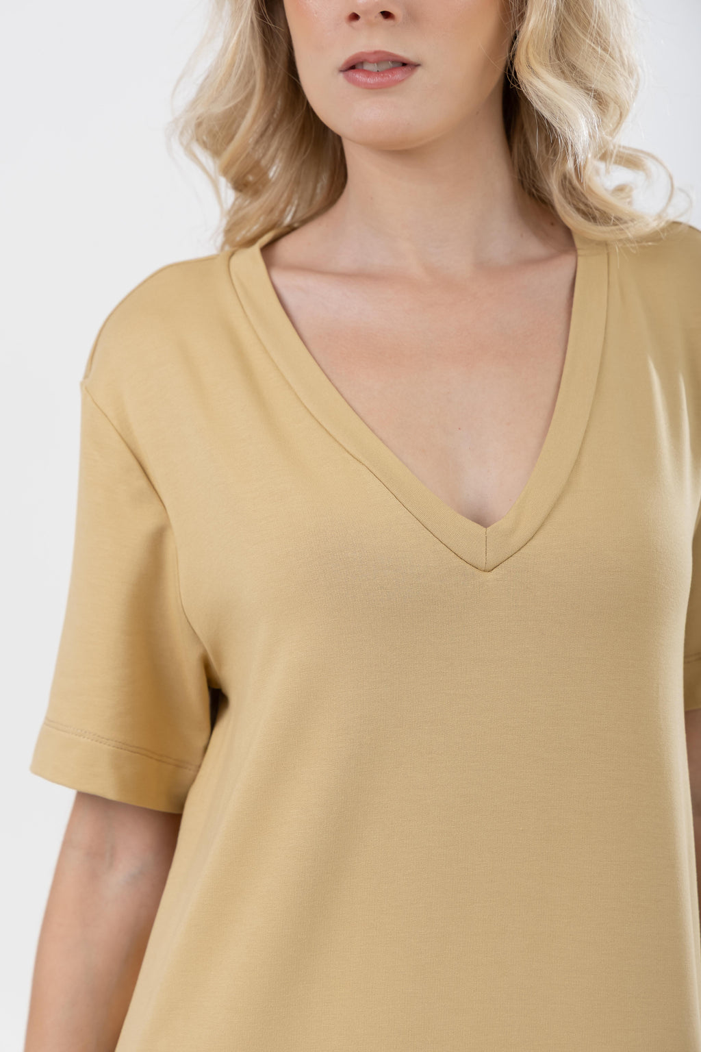 Vestido Midi Decote V