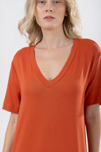 Vestido Midi Decote V