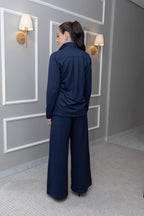 Blusa Denin Bordada