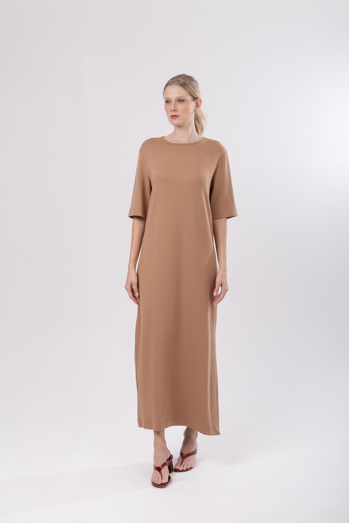 Vestido Kil Modelagem reta e soltinha