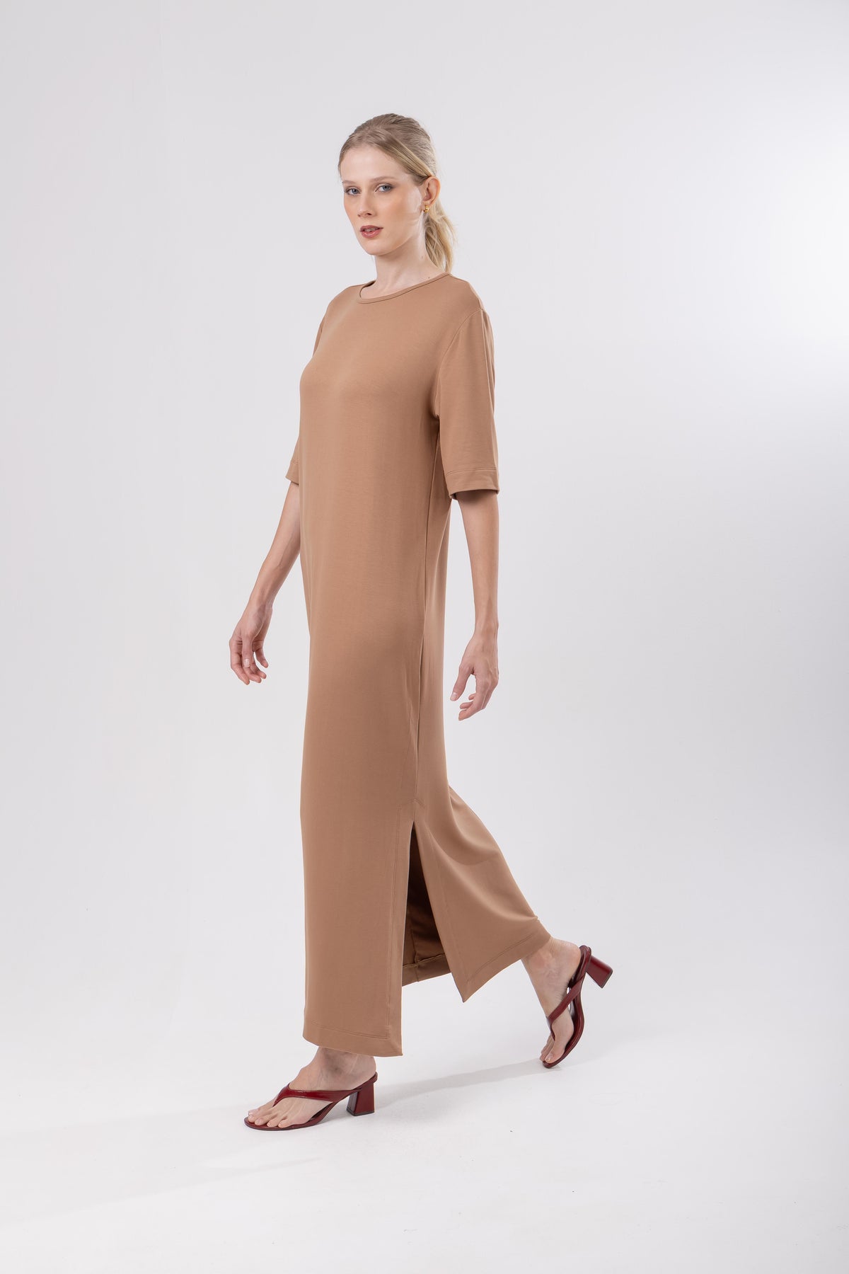 Vestido Kil Modelagem reta e soltinha