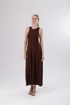 Vestido Regata Nadador Malha Canelada
