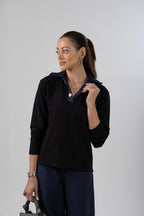 Blusa Polo Gola Denin