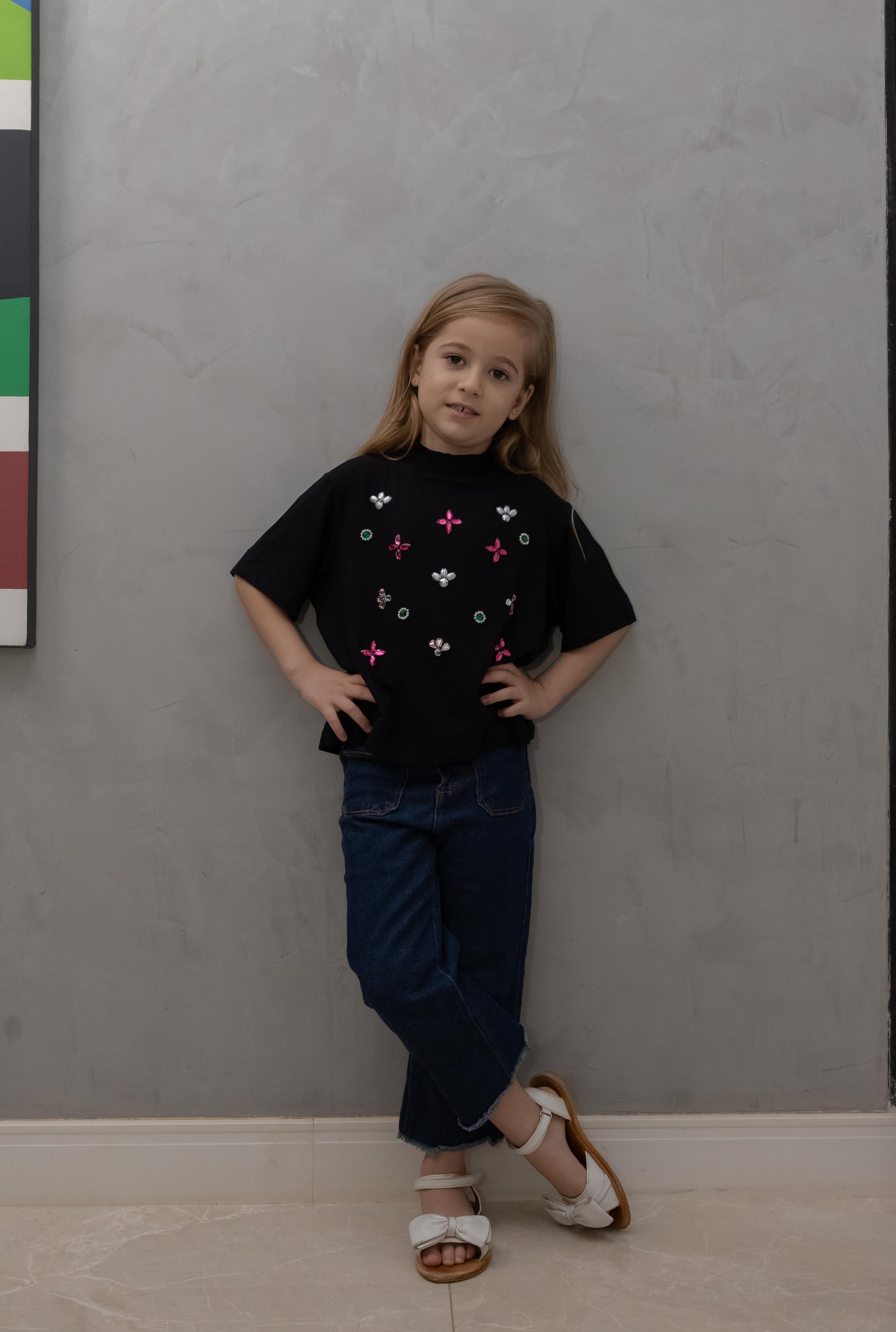 Blusa Alegria Bordada Infantil