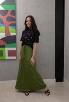 Saia Midi em Moletinho