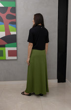 Saia Midi em Moletinho