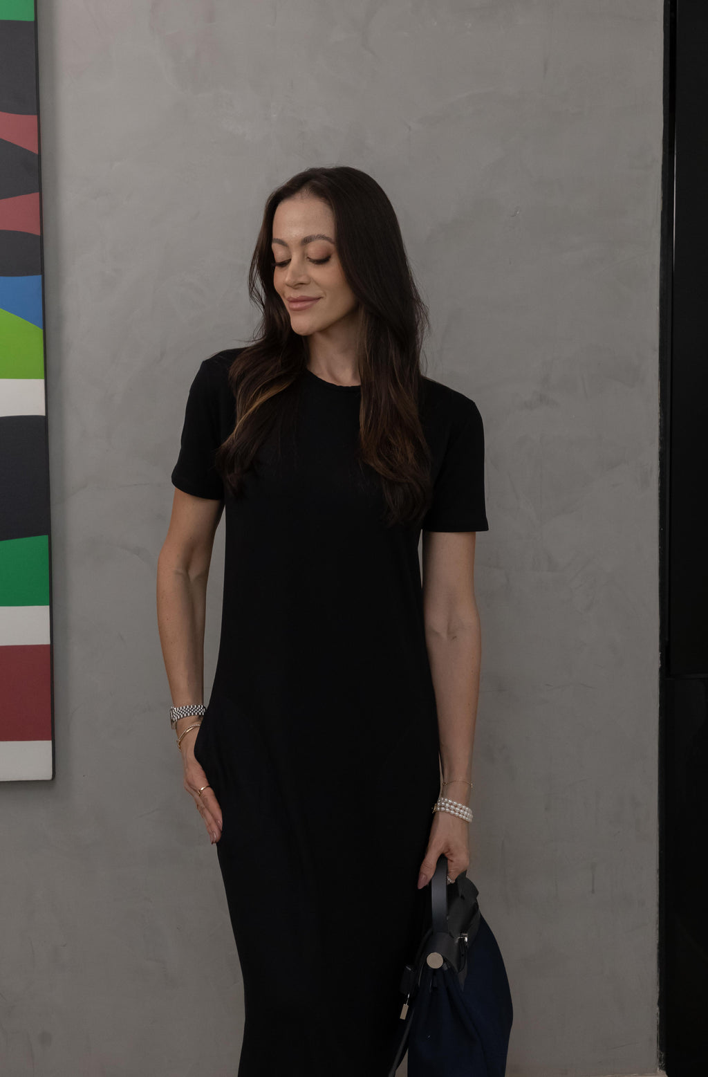 Vestido Midi com bolso