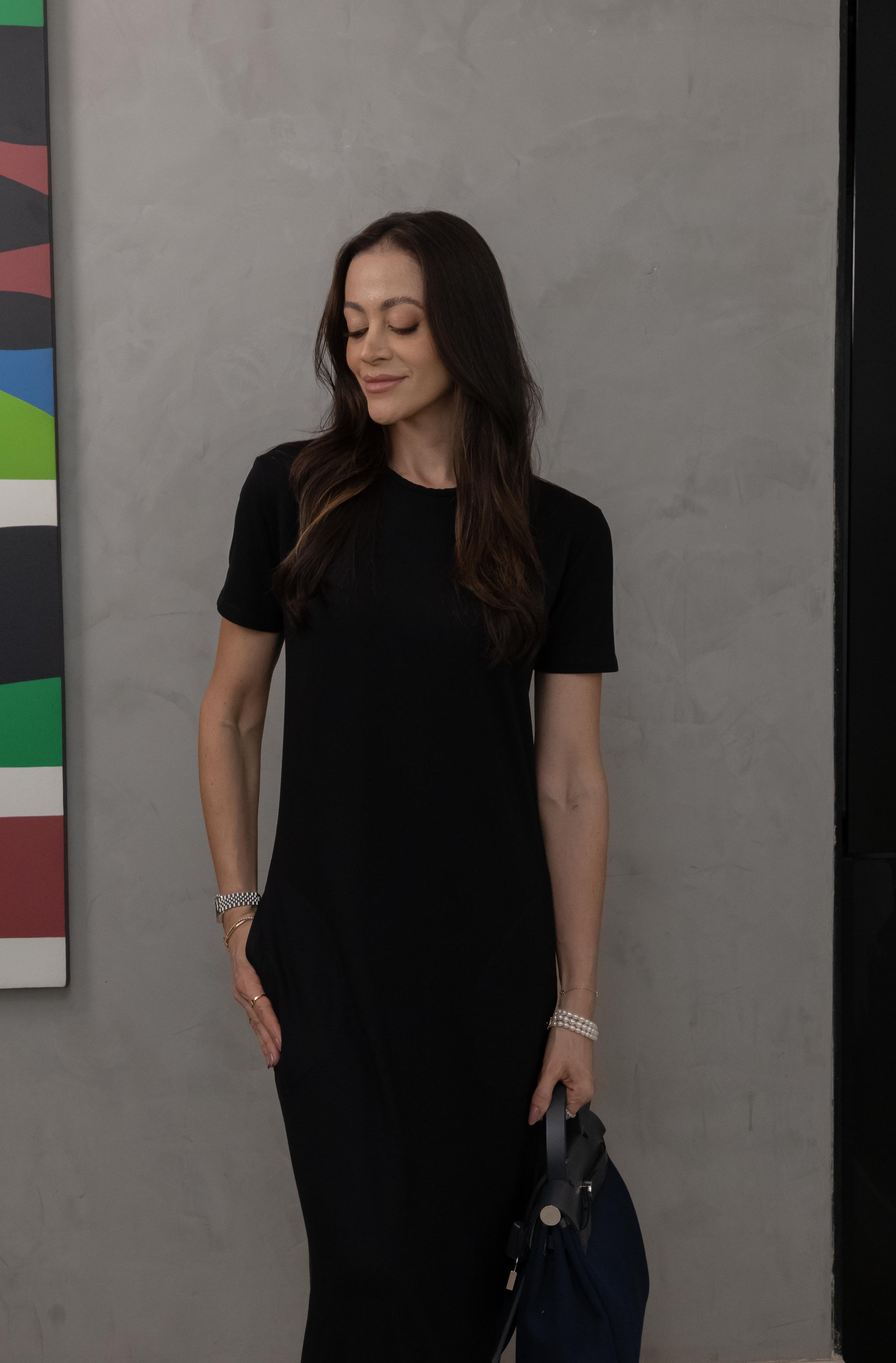 Vestido Midi com bolso