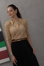 Blusa Renda com gola