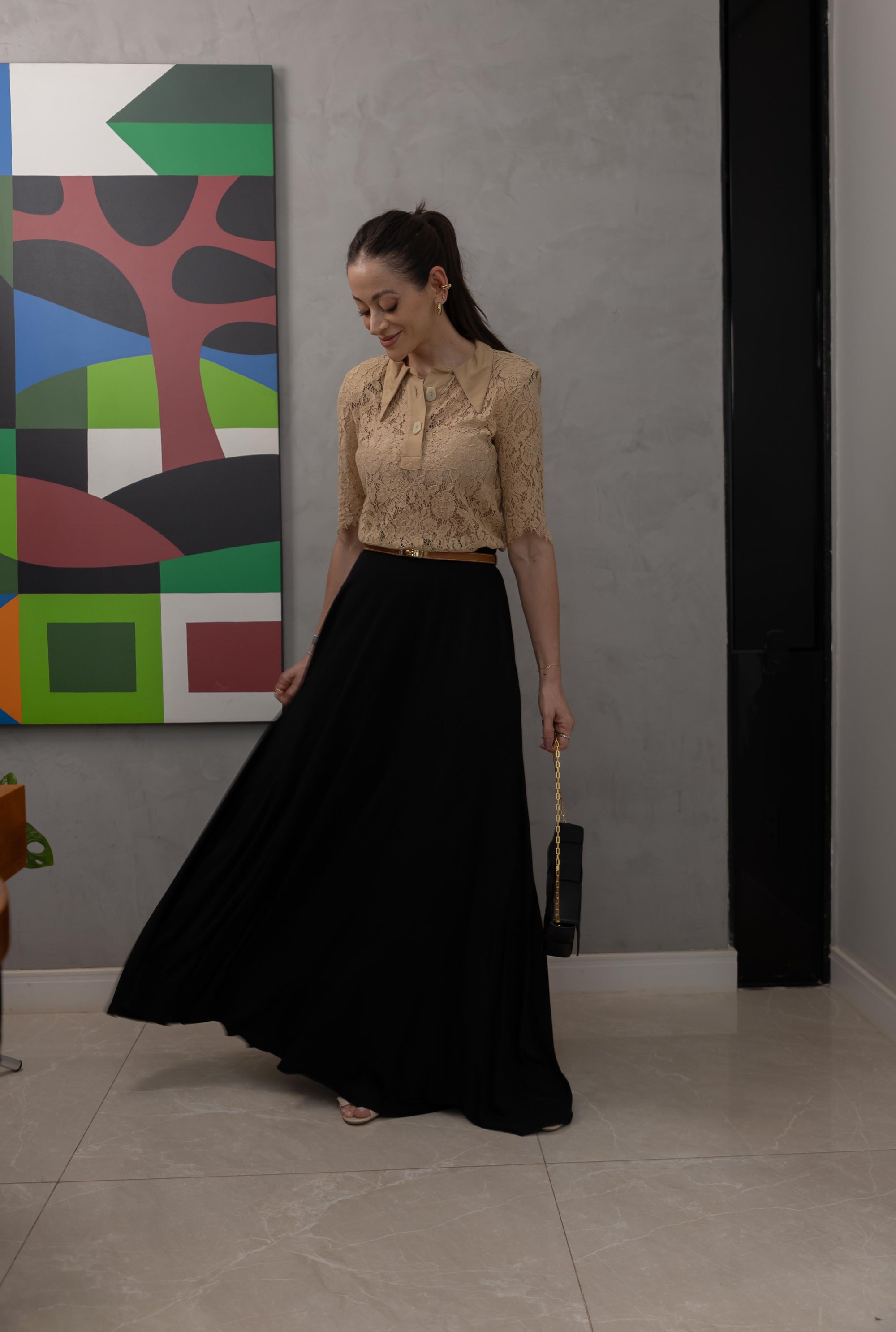 Saia Longa em Moletinho