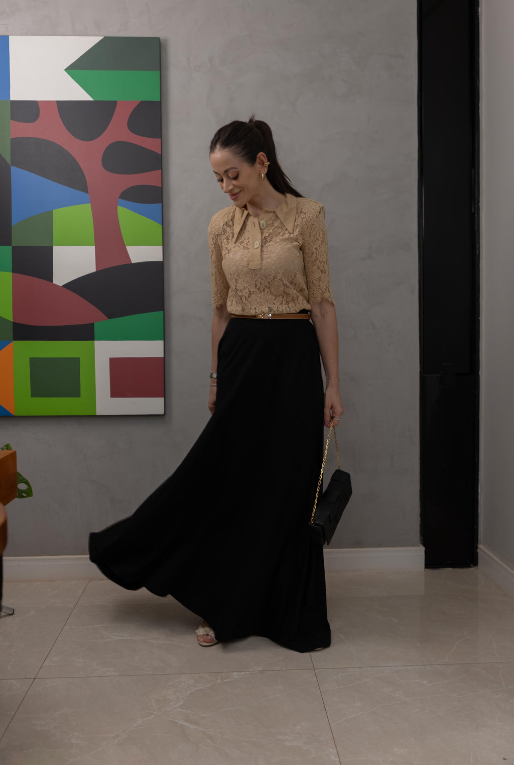 Saia Longa em Moletinho