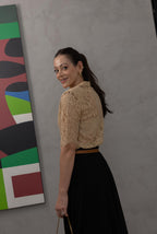 Blusa Renda com gola