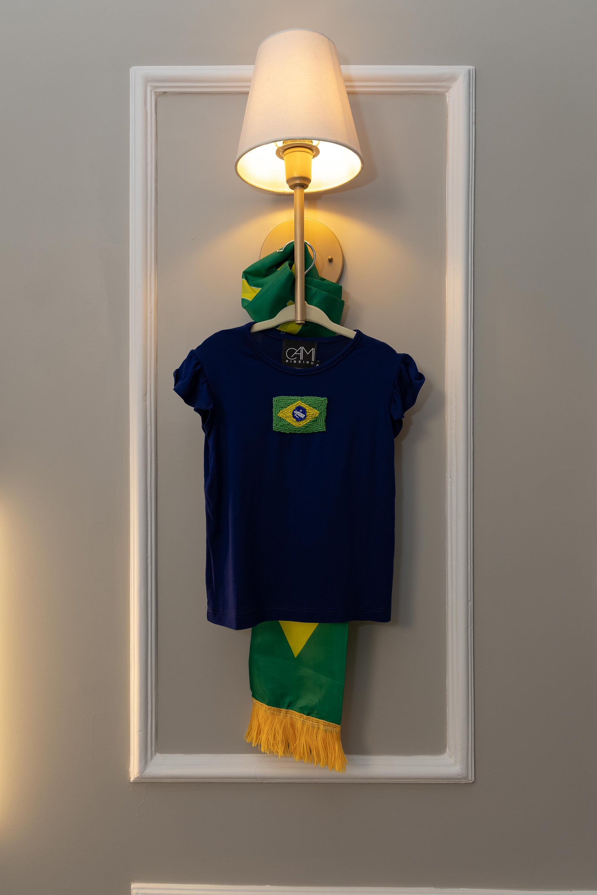 T-shirt Brasil Infantil PRÉ VENDA
