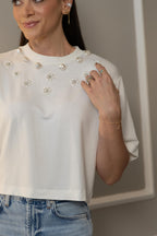 Blusa Jardim de Pérolas