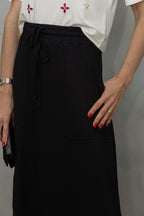 Saia Midi em Moletinho