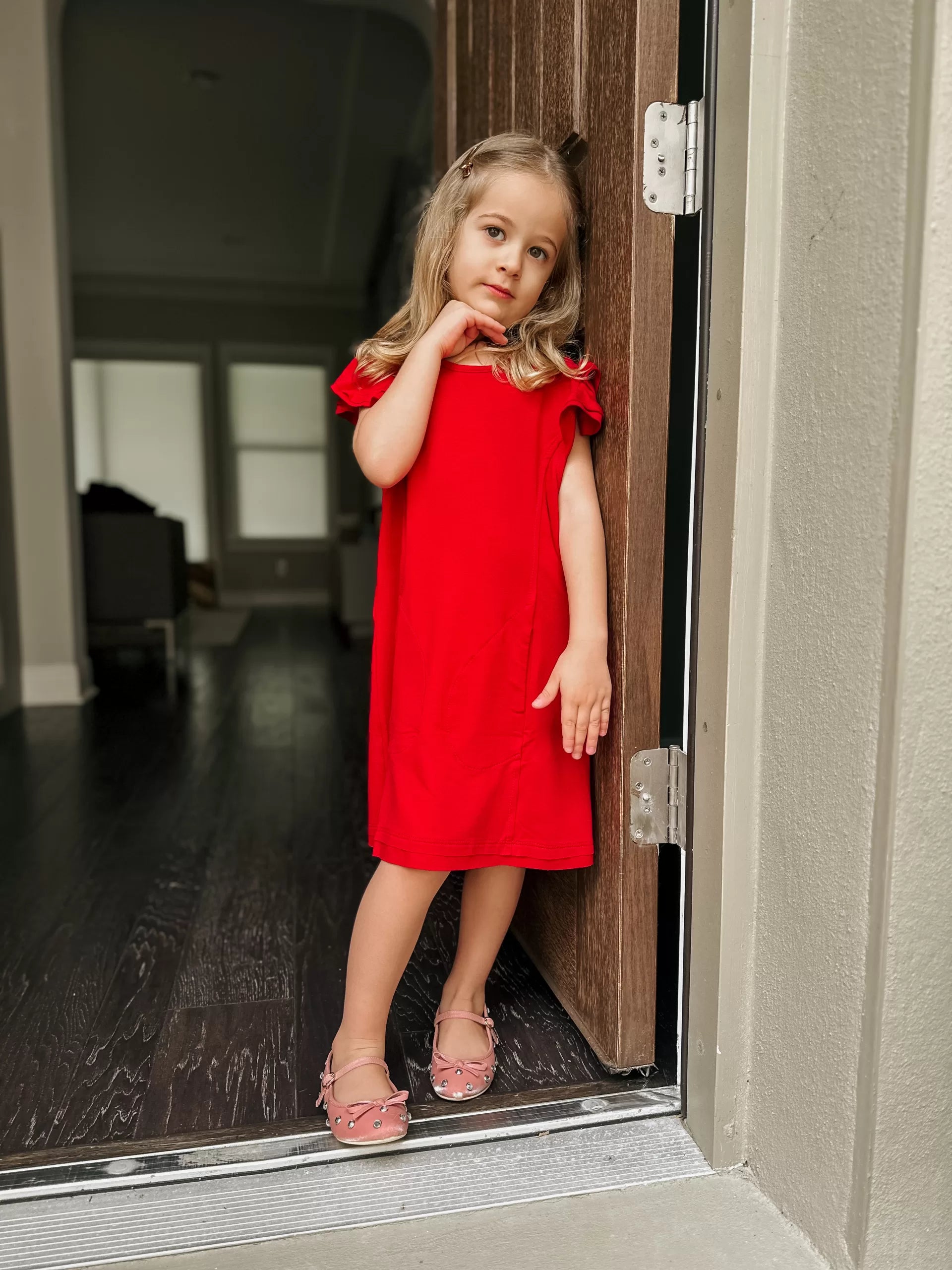 Vestido Infantil com Bolso