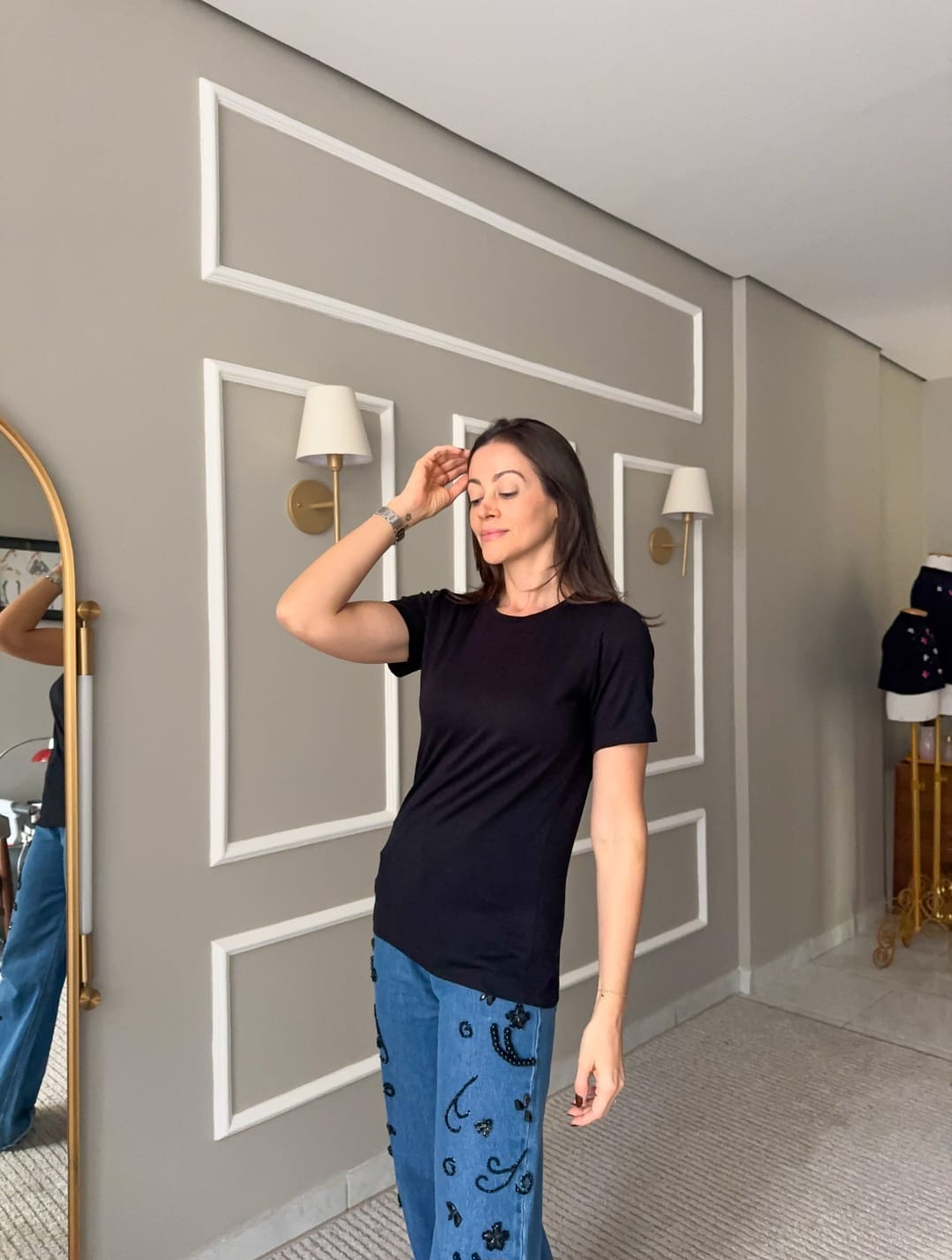 Blusa Basic Decote Redondo