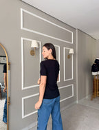 Blusa Basic Decote V