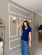 Blusa Basic Decote V