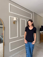 Blusa Basic Decote V