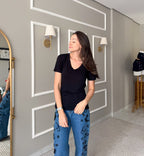 Blusa Basic Decote V