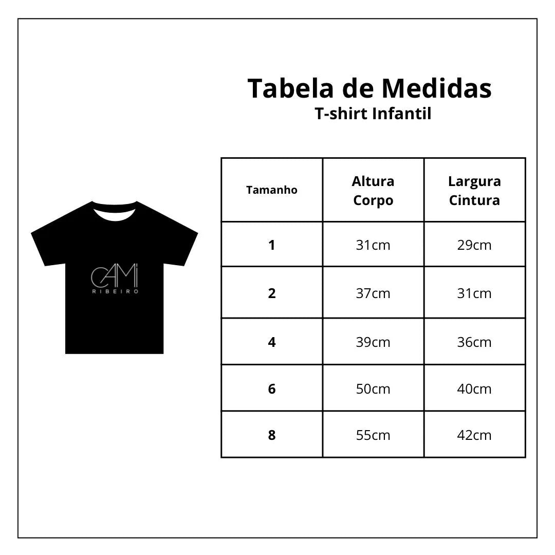 T-shirt Laço Infantil